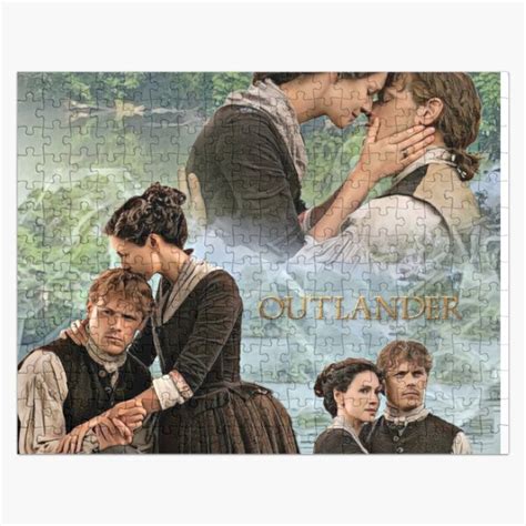 Jamie And Claire Fraseroutlander Jigsaw Puzzle For Sale By