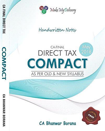 Buy Makemydelivery Compact” A Handwritten Book For Ca Final Direct Tax