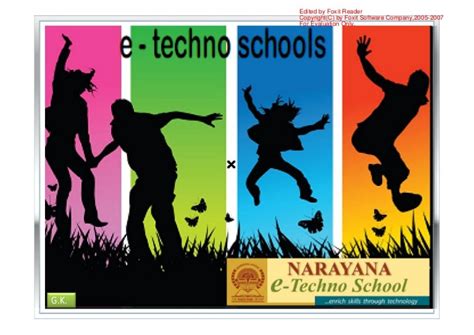 E Techno Schools Narayana