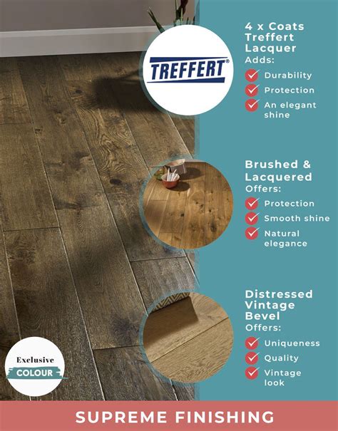 Grand Vintage Oak Distressed Brushed And Lacquered Engineered Wood Flooring Direct Wood Flooring