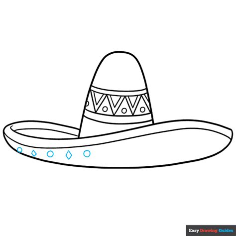 How to Draw a Sombrero - Really Easy Drawing Tutorial