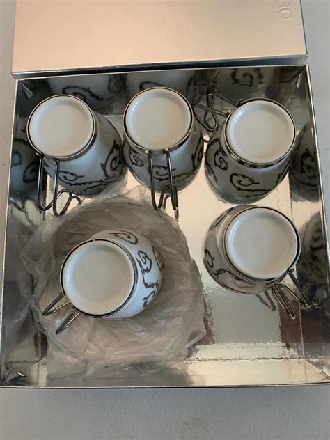 Pack De 5 Tasas Para Café Sin Uso En Excelente Estado Mercado Libre