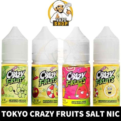 Best TOKYO Crazy Fruits Salt Nic 30ml Vape Juice In Dubai