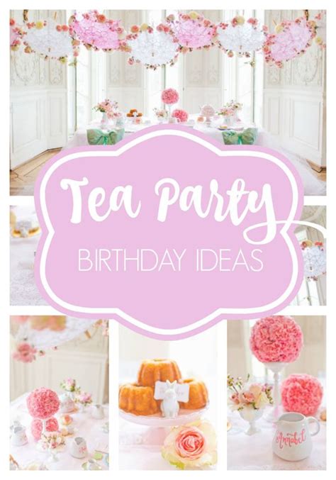 Sweet Tea Birthday Party | Tea party birthday, Kids tea party, Girls ...