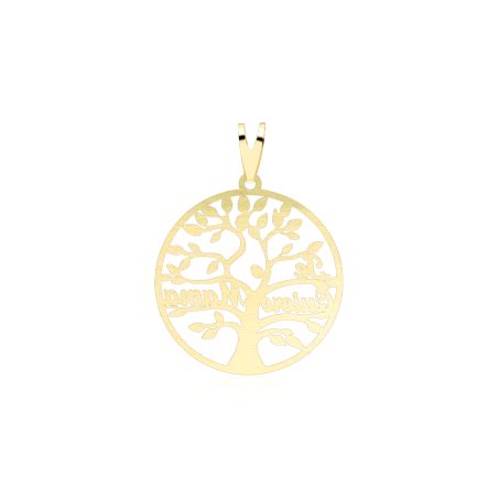 Colgante Arbol De La Vida Oro K Madre Bergem Joyer As S Nchez