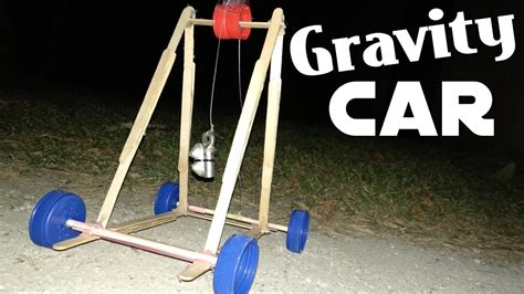 How To Make A Gravity Powered Car Diy Falling Weight Car Youtube