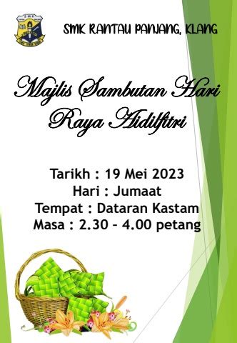 BUKU PROGRAM MAJLIS SAMBUTAN HARI RAYA Noor Hasliza Flip PDF AnyFlip