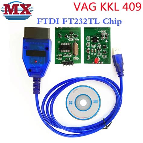 Herramienta de escáner para coche VAG KKL VAG KKL 409 con Chip FTDI