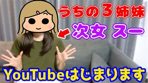 【はじめまして】うちの3姉妹の次女スーです！ゲーム制作のお手伝いをすることになりました！！ Youtube