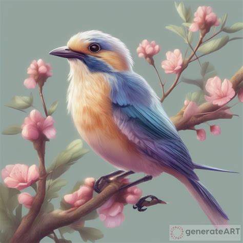 Exquisite Realistic Pretty Bird Art | GenerateArt