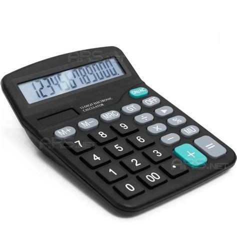 Calculadora De Mesa Comercial Escritório 12 Dígitos Display HM