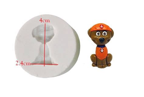 Molde De Silicone Patrulha Canina Zuma Pc Elo