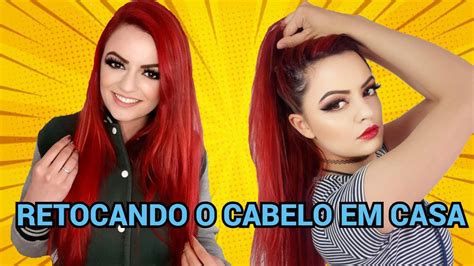 Como Retocar O Cabelo Em Casa Sem Manchar Youtube