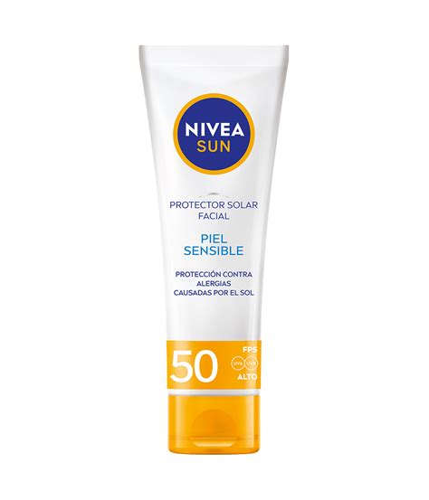 Protector Solar 50 ML NIVEA Sun Piel Sensible FPS 50