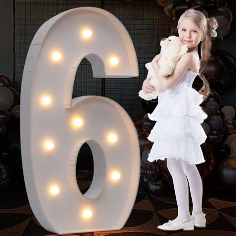 Ft Marquee Light Up Numbers Letters Mosaic Numbers For Balloons