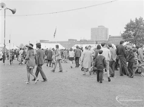 Dagenham Town Show 1972 At Central Park Dagenham Showing Visitors