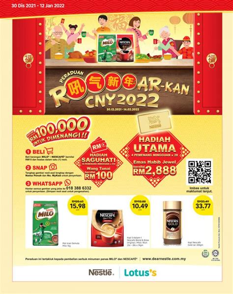 30 Dec 2021 12 Jan 2022 Tesco Lotuss Chinese New Year Promotion Catalogue