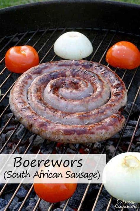 Boerewors South African Sausage And A Taste Of South African Safari