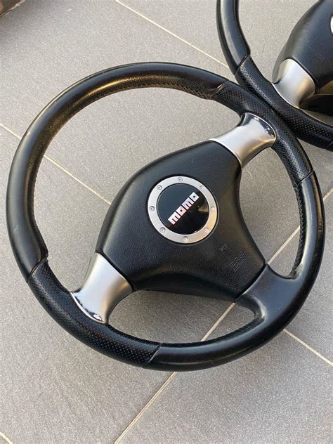 Steering Momo Avy Hitam For Perodua Viva Kelisa Myvi Kenari Auto