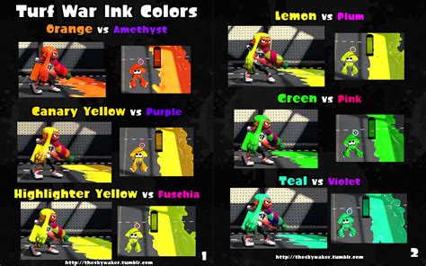 Gaming Blog — I Took Screencaps Of All The Ink Colors Currently