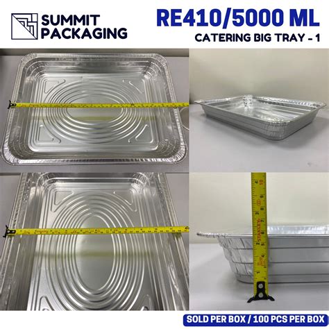 catering big tray  aluminum tray  ml  pcs