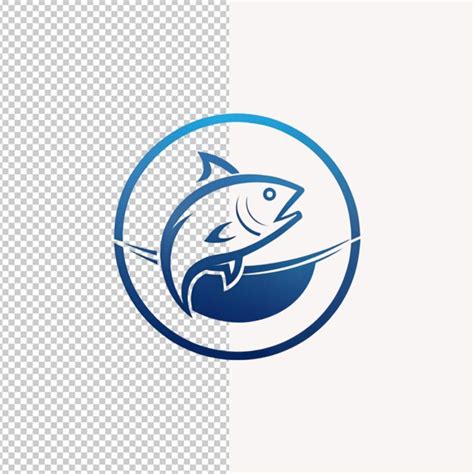 Logotipo De Peixe Em Fundo Transparente Psd Premium