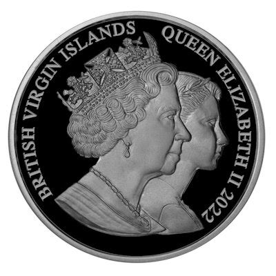 British Virgin Islands 10 Dollar Celebrating The Life Of HLM Queen