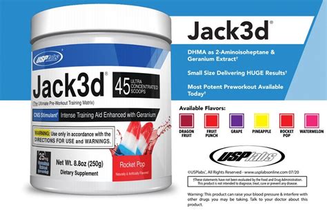 Jack3d W DMHA USPLabs Same Day Shipping