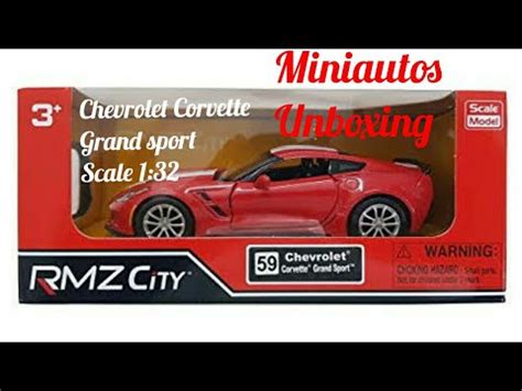 Unboxing Of RMZ City Chevrolet Corvette Grand Sport Scale 1 32 YouTube