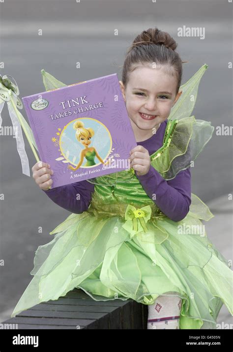 Maisy Byrne Aged 6 Dressed As Tinker Bell A Pupil From Our Ladies Of