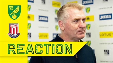 Reaction Norwich City 3 1 Stoke City Dean Smith Youtube