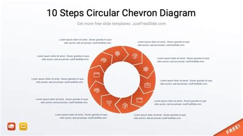 14 Steps Circular Ppt Template Just Free Slide