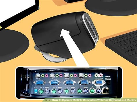 How to Operate Multiple Computers With One Keyboard and Monitor