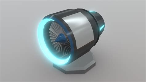 LowPoly Sci-Fi Thruster - Download Free 3D model by Yo.Ri (@grox777 ...