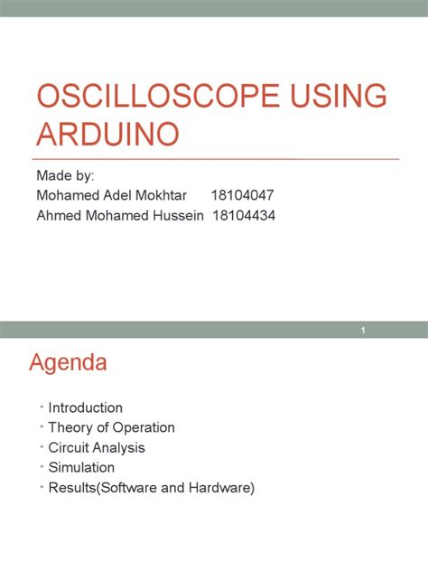 Oscilloscope Using Arduino | PDF | Arduino | Analogue Electronics