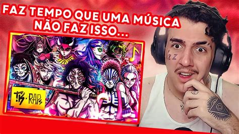 React Tk Raps Rap Dos Luas Superiores O Luar Superior Demon