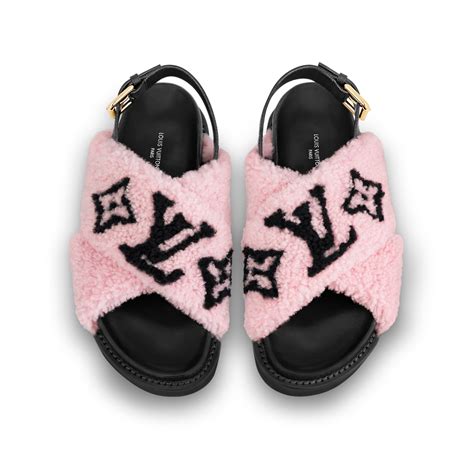 Paseo Flat Comfort Sandal Shoes Louis Vuitton