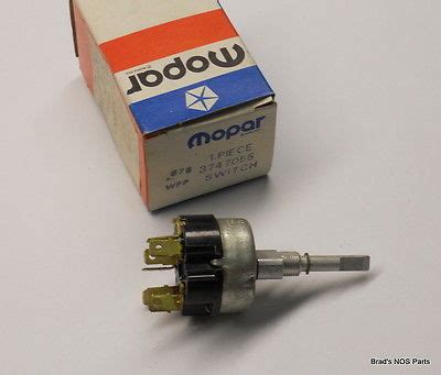 NOS Mopar 76 77 Dodge Aspen Plymouth Volare Roadrunner WIPER SWITCH 3747055