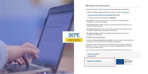 Cómo se puede solicitar el certificado de prestaciones al SEPE