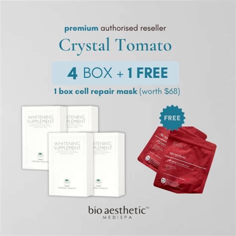 Crystal Tomato Singapore Skin Whitening Supplement