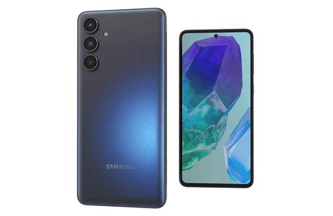 Samsung Galaxy M55 Black and Blue - 3D Model by Rever_Art
