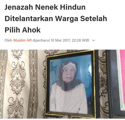 Nakula On Twitter Alfatihah Buat Almarhum Nenek Hindun