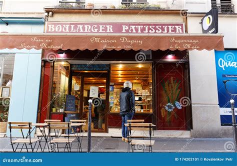 The Traditional French Bakery Shop Maison Dupuy Located At Cadet Street