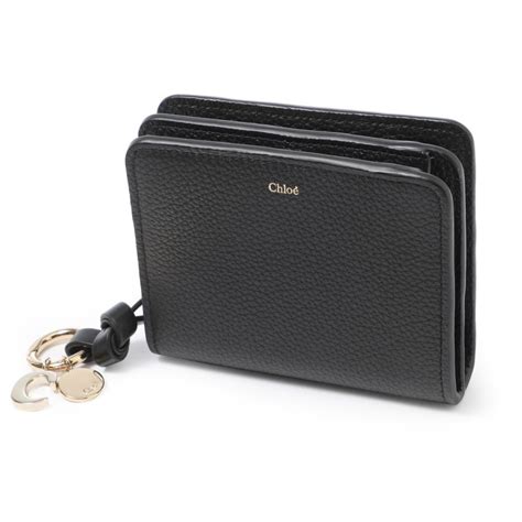 クロエ Chloe 2つ折り財布 小銭入れ付き Alphabet レディース Chc22wp765f57 001 Black