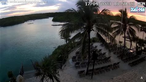 Webcams de México on Twitter RT webcamsdemexico Atardecer en XelHá