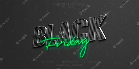 Premium Psd Black Friday 3d Text Style Effect Template Design