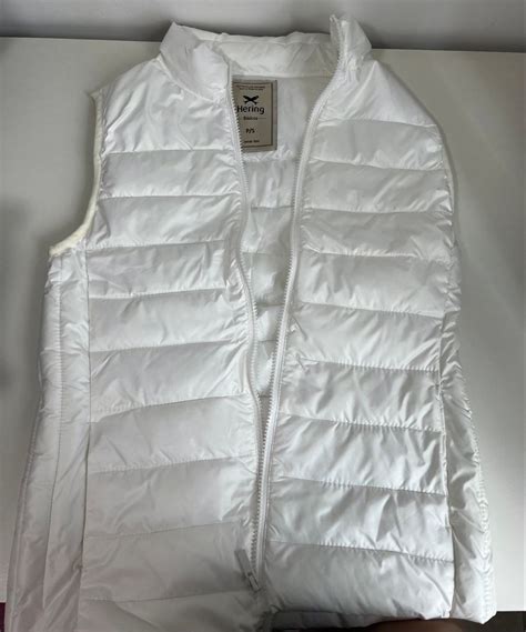 Colete Hering Puffer Feminino Branco Colete Feminino Hering Nunca