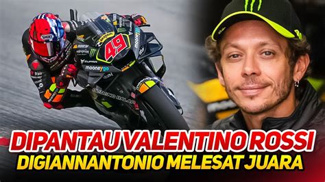 DIPANTAU VALENTINO ROSSIFABIO DI GIANANNTONIO MELESAT TAMPIL BRUTAL