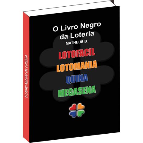 O Livro Negro Da Loteria Combo Os 5 Jogos Das Loteria Shopee Brasil