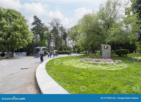 Knyazheska Garden in Sofia, Bulgaria Editorial Photography - Image of ...
